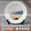 8'' white plates with sublimation coating with foot stand
