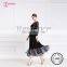 cheap ballroom dresses black with sequins M-108