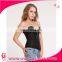 Sexy Black TOP Lace up Back Lingerie Steel Boned Corset