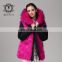 2016 fall racoon parka, womens jacket wholesale winter fur coats jackets