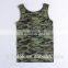 Private label camouflage Mens vest camo design cotton summer vest men