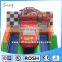 Commercial inflatable slide decorated with cars for Kids and Adults Amusement