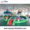 Outdoor inflatable park for commercial use / kids inflatable water park for land