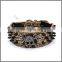 Personality pet collars, nail pull breeze black bullet skull dog collars, dog chain ring Multicolor spot wholesale