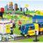 Funny bricks toys Large plastic building blocks musical train for sale
