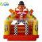 Clown inflatable jumping castle with slide for sale/inflatable jumping bouncer