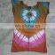 NEW HAND TIE DYE PRINTED LADIES T-SHIRTS 100 PCS pack