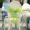 wholesale cheap wedding beautiful flocking organza chair sash