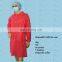disposable lab coat with zipper