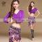 T-5189 Fashion designed printed pattern 12 colors belly dance costumes