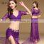 T-5154 Sexy high quality lace egyption stage belly dance costume set