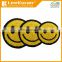 Smile yellow face chenille patch, emoji chenille patch, chenille smiley patch