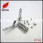 Metal Shiny box quadrant hinge
