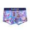 Men's ice silk underwear summer mid-waist cartoon print breathable sexy cute underwear men's boxer underwear men