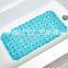 Microfiber memory anti-slip safety thickened absorbent fold shower mat non-slip pvc bathroom suction bath mat custom