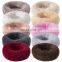 Amazon Best Seller Plush Luxury Cat Dog Pet Beds, Faux Fur Round Puppy Dog Beds, Comfortable Donut Cat Beds