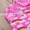 2019 Summer New Pink Rainbow Print Kids Cloud Ruffle Swimwear Off-shoulder One Piece Baby Girl Swimsuit