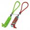 Dog plush toy with rope and stick,prolongable rope dog chew toy interactive  toy