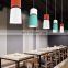 Popular Colorful Restaurant Retro Kitchen Hanging Lamp Led Pendant Chandelier lamp