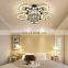 LED contemporary crystal chandelier zhongshan lighting factory dewdrop crystal crystal ceiling light for indoor lighting