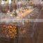 center table glass top banquet table for wedding hall glass top