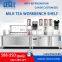 Stainless steel coffee bubble tea work table with refrigeration