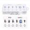 JZ Auto Outer Decoration Clips Push Pin Rivet Fasteners Trim Clip Car Repair Assortment Kit