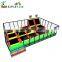 Hot sale colorful indoor jump trampoline for amusement park