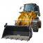 Construction machinery wheel loader with wood grapple ZL20F front hoe loader