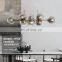 Postmodern Simple Design LED Pendant Lamp Modern Clear Glass Chandelier For Indoor Bedroom Decoration