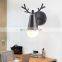 New Macaron creative postmodern minimalist antler Nordic led bedside aisle corridor lights wall lamps