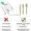 Yada Biodegradables Restaurant Disposable Eco Friendly Wooden Fruit Cutlery Set Wooden Spoon Knife and Fork