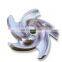 OEM precision investment casting stainless steel pump impeller with balanced testing