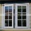 White Colour UPVC Profile Casement Window with Crank Lock PVC Windows