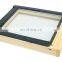 Aluminum Wooden Skylight Double Glass Single Hung Sliding Window With Insect Screen Skylight Windows