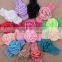 2.75" Shabby Chiffon Rose Trim Chiffon Frayed Flowers DIY Baby headband Hair Accessory MY-AF0005