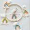 Hot Sale Boho Nursery Baby Mobile, Rainbow Baby Mobile Macrame Multicolor Rainbows Vietnam Supplier