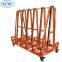 Hualong Machinery HSE-24 granite marble slab storage One Stop Double Sided A-Frame Transport rack Cart for Workshop