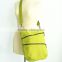 Apple Green Crinkle Nylon Cross Body Bags Women Washed Nylon Shoulder Bag