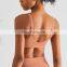 Custom Sexy Adjustable Shoulder Straps Yoga Bra U Back Comfortable Air Cloud Sports Wear Bra Top Women Gym Fitenss Clothes