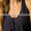 Bohemia style body jewelry multilayer necklace woman simple design factory directly selling cheap price