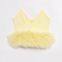 2025 Fashion Puff Bottom Silk Mesh Elastic Top