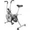 Air Bike with Integrated Heart Rate Monitor, Ergonomic Motion For Legs and Arms
