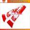 100%acrylic football fans knitting scarf,designer jacquard scarf