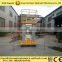 Double masts aluminium lift mobile telescopic vertical lift up mechanism