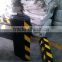 Maximum Visibility Highly Impact Resistant Reflective Rubber Wall Guards