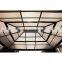 Four Corners Gazebo Garden With Mosquito Nets PVC Plastic Hardtop Polycarbonate Gazebo