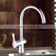 Single Handle Chrome Finished Brass Taps for Kitchen KNF003