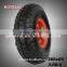 caddy rubber wheel small pneumatic wheels 9x3.00-4 10x410/3.50-4