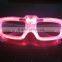 led sunglasses,flashing eye glasses, eye wear simple style funny glasses